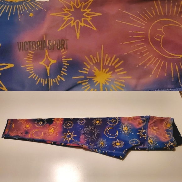 OFFER🌠🌌Victoria's Secret VICTORIA SPORT Mystic Celestial Knockout Leggings, M - Picture 8 of 8